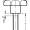 Sterknop M6 x 32 mm, L=25 mm