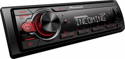 Pioneer DAB+ radio - MHV-330DAB -  Pioneer DAB+ radio 

 Deze radio is compatible met android toestellen en beschikt over een usb poort  

 Eventueel uit te breiden met microfoon  
