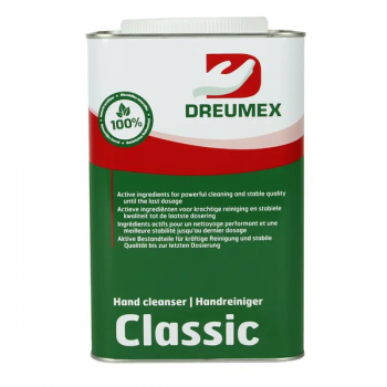 Dreumex handreiniger classic - 10942001012 -  Dreumex zeep bevat huidvriendelijke korrels voor een optimale reiniging. Daarnaast geeft het een prettig een schoon gevoel.  
