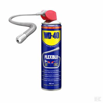 WD 40 Flexible Straw Multispray 400 ml - WD40400SSFBNL -  - Voor het smeren van bewegende en schanierende delen, sloten, etc. 
- Bestrijdt vochtigheid en voorkomt lekkage 
- Voor vastzittende of verroeste schroeven en moeren 
- Verwijdert hardnekkige vlekken 
