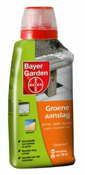 bayer groene aanslag dimanin 1000 ml - BM1027 - Voor het bestrijden van groene aanslag (wieren en algen). OP=OP !
Dimanin verwijdert en voorkomt groene aanslag door te spuiten of te gieten.
Dosering;
125 ml in 4 liter water oplossen voor 10 m2 tot 15 m2
Niet gebruiken wanneer op korte termijn regen wordt verwacht. Niet toepassen op planten of in vijvers
Onschadelijk voor planten en gazons
bayer groene aanslag dimanin 1000 ml - BM1027 - Voor het bestrijden van groene aanslag (wieren en algen). OP=OP !
Dimanin verwijdert en voorkomt groene aanslag door te spuiten of te gieten.
Dosering;
125 ml in 4 liter water oplossen voor 10 m2 tot 15 m2
Niet gebruiken wanneer op korte termijn regen wordt verwacht. Niet toepassen op planten of in vijvers
Onschadelijk voor planten en gazons