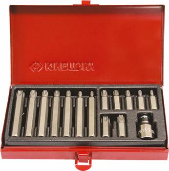 Koffer met TORX®-schroevendraaierbitten van 10 mm - 15 dlg - 1015PQ 