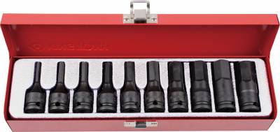 Set TORX® slagdopsleutels 3/8