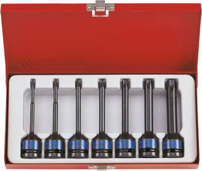 Set lange TORX®-slagdopsleutels 1/2