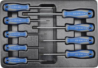 Thermogevormde set RESISTORX®-schroevendraaiers - 9 dlg -  