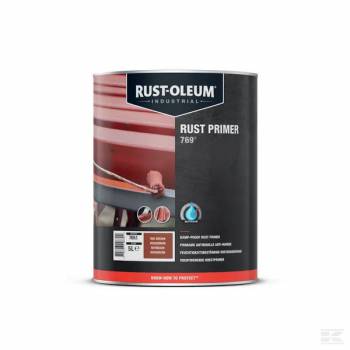 SP7691 Rust-Oleum 769® vochtwerende roestprimer rood 1 l - SP7691  -  Rust-Oleum769® vochtwerende roestprimer is een één-component roestprimer op basis van een visolie alkyd bindmiddel. Het is speciaal ontwikkeld om op handontroeste en eventueel licht vochtige metalen ondergronden te worden aangebracht. De primer dringt diep door in de roest, bied een optimale bescherming en kan worden aangebracht met de kwast, verfroller en verfspuit. 
  

 
	 Hoge corrosiebescherming 
	 Minimale voorbereiding van het oppervlak nodig 
	 Zeer hoog penetrerend vermogen 
	 Verdrijft vocht en lucht van het oppervlak 
 
