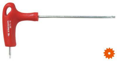 Inbussleutel T-greep Torx TX10 -  