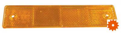 Reflector rechthoekig geel - Reflector rechthoekig geel -
