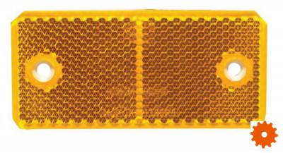 Reflector rechthoekig geel - 8RA003326011 