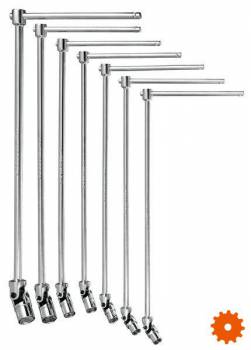 Dopsleutelset T-greep - Dopsleutelset T-greep -