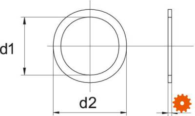 Opvulschijven / passchijven DIN 988 - 988142010P500 
