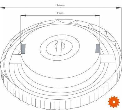 Tankdoppen universeel -  