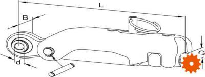 Stabilisator met pen - 309381 