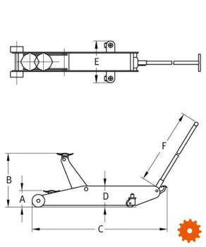 Hydraulische Krik Compac -  