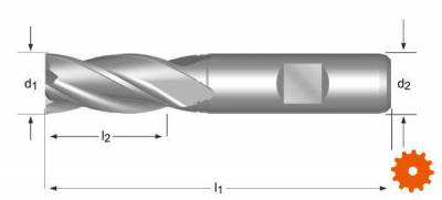 Vingerfrees C247 HSCo-XP 10mm - C24760 