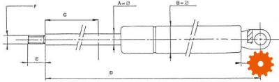 Gasdrukveer L257-280N -  