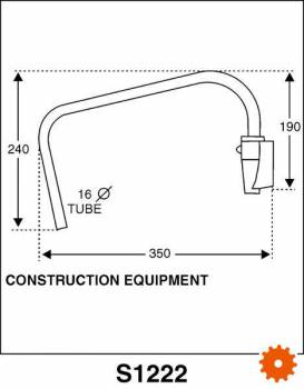 Spiegelarm standaard - CA3001222 