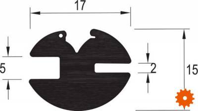 Profielrubber - CA9551 