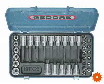 Doppenset Torx 34dlg 1/2