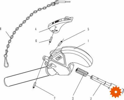 Vergrendelpen cat.1 CBM - TL320002 