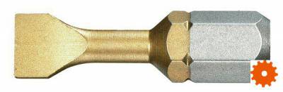 ES.12T titaniumbits High Perf' voor sleufkopschroeven, 1/4
