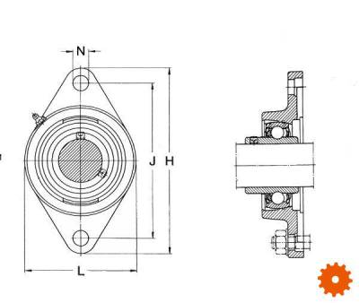 Lagerblok FYTB 50 TF - 7500FYTB50TF 