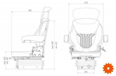 Zitting Compacto Basic S - G1289042 