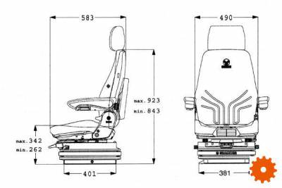 Zitting Actimo M Grammer - G1081900 