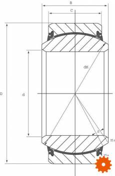 Gewrichtslager - GE17UK2RSAINA 