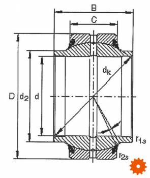 Gewrichtslager - GE25HO2RSINA 