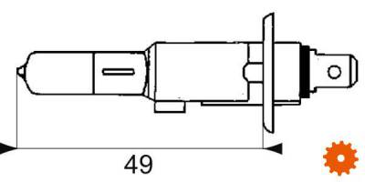 Gloeilampen H1 P14.5s - GL12258PR 