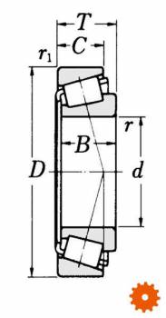 Kegellager SKF - 750033208 