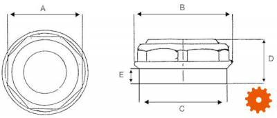 Wieldoppen ADR - 912T47 