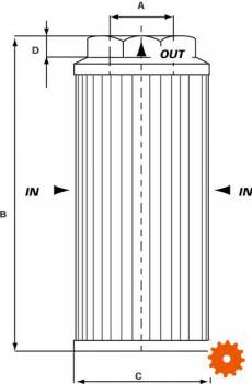 Zuigfilter type STR - STR451M250 