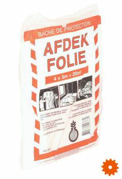 Afdekfolie 4x5 Mtr 0,01mm dik - PP377 