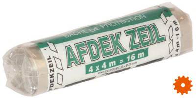 Afdekzeil 4x4 Mtr 0,05 mm dik -  