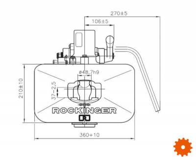 Automatische aanhangerkoppeling RO 850/860D/ 860F -  