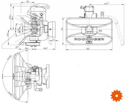 Aanhangwagenkoppeling - met flens - RO846B4030C 