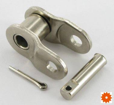 Sluit- en verloopschakels - BS / DIN 8187 - simplex - vernikkeld - Tsubaki - RS08B1VNP 