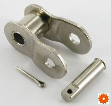 Sluit- en verloopschakels - BS / DIN 8187 - simplex - vernikkeld - Tsubaki - RS10B1VNP 