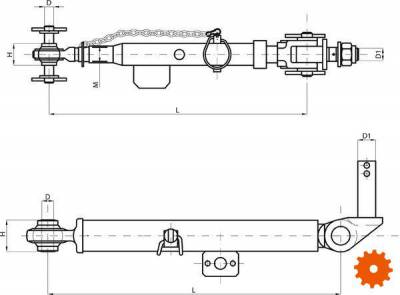 Stabilisatorstang CBM - SL8 