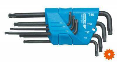 43TX Haakse stiftsleutelset Torx Gedore -  