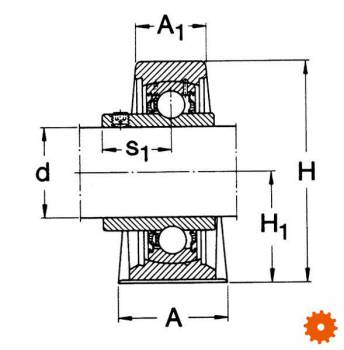 Lagerblok SY SKF -  