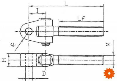 Topstangspindel Cat.2-3 CBM - TFS01SX 
