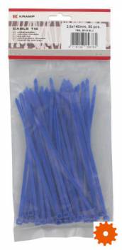 Kabelbinders 3,6 mm blister - TRBL36140BLU 