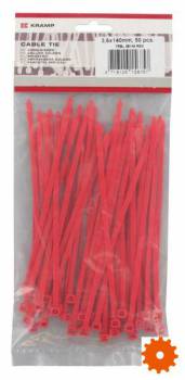 Kabelbinders 3,6 mm blister - TRBL36140RED 