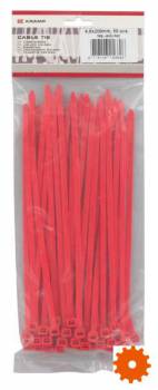 Kabelbinders 4,8 mm blister - TRBL48200RED 