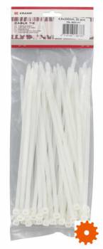 Kabelbinders 4,8 mm blister - TRBL48200WHI 