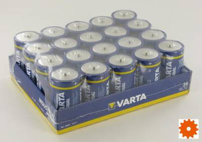Batterij D/LR20 1,5 V. (20st) - VT40202 