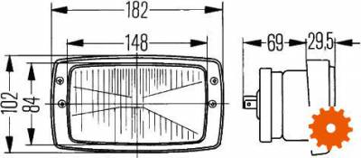 Koplamp Modul 6213 - 1AD996018651 